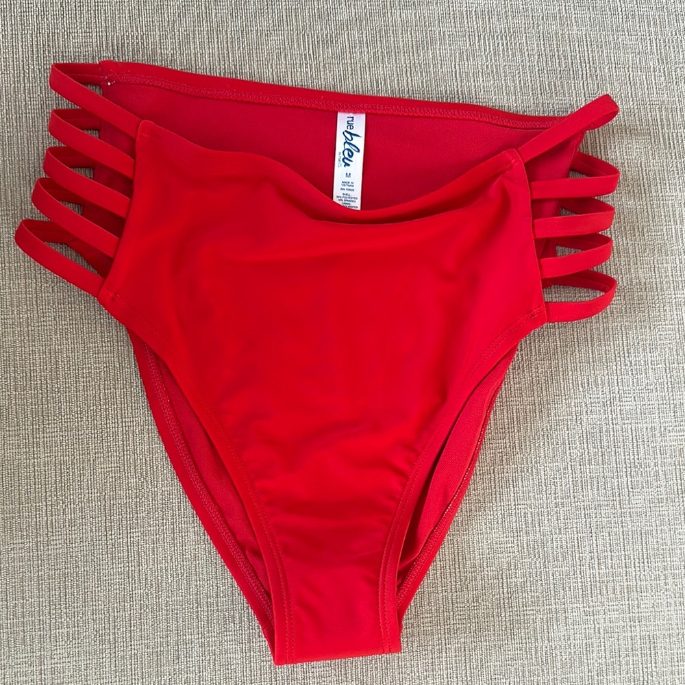 High Waisted Red Women's Swim Bottom by rue21 | size M